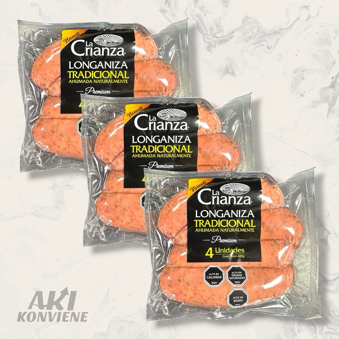 LONGANIZA TRADICIONAL LA CRIANZA 4 UNIDADES