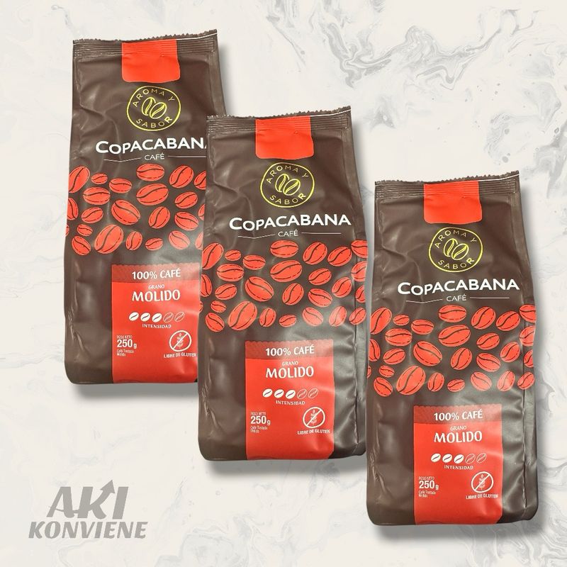 CAFE GRANO MOLIDO COPACABANA 250 GR
