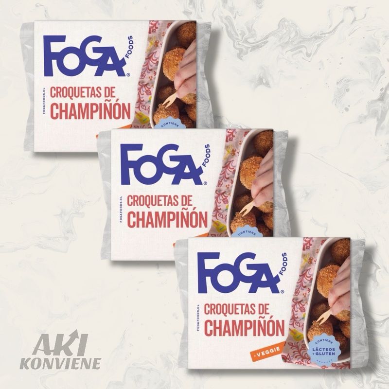 CROQUETAS DE CHAMPIÑÓN FOGA 12 UNIDADES