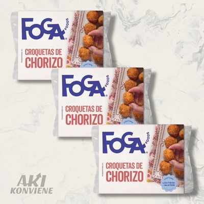 CROQUETAS DE CHORIZO FOGA 12 UNIDADES