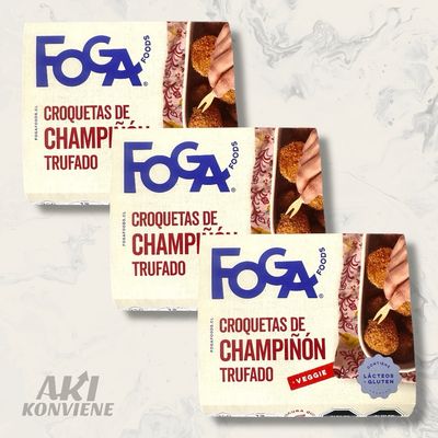 CROQUETAS DE CHAMPIÑÓN FOGA 12 UNIDADES CROQUETAS DE CHAMPIÑÓN FOGA 12 UNIDADES