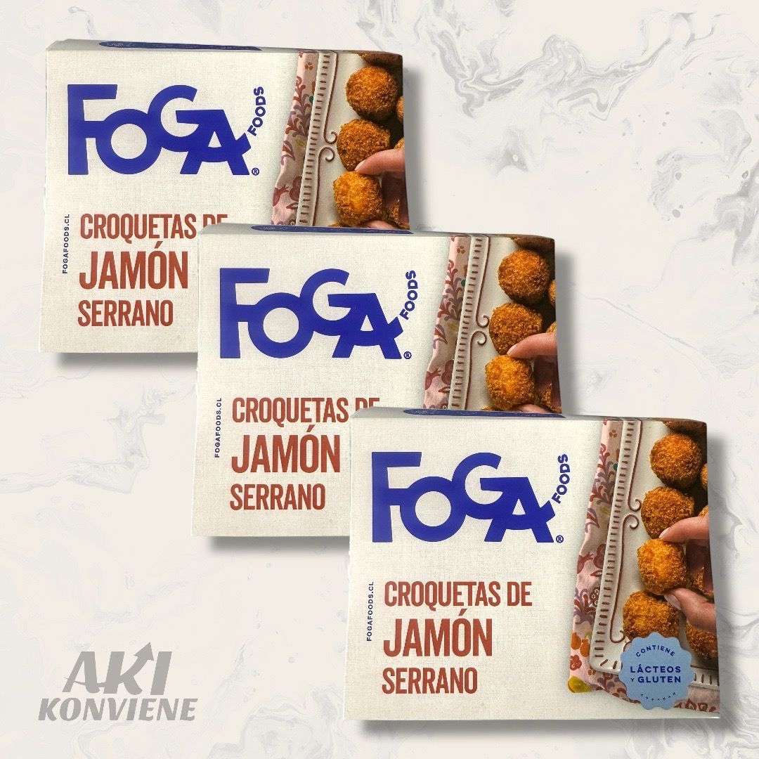 CROQUETAS JAMÓN SERRANO FOGA 12 UNIDADES CROQUETAS JAMÓN SERRANO FOGA 12 UNIDADES