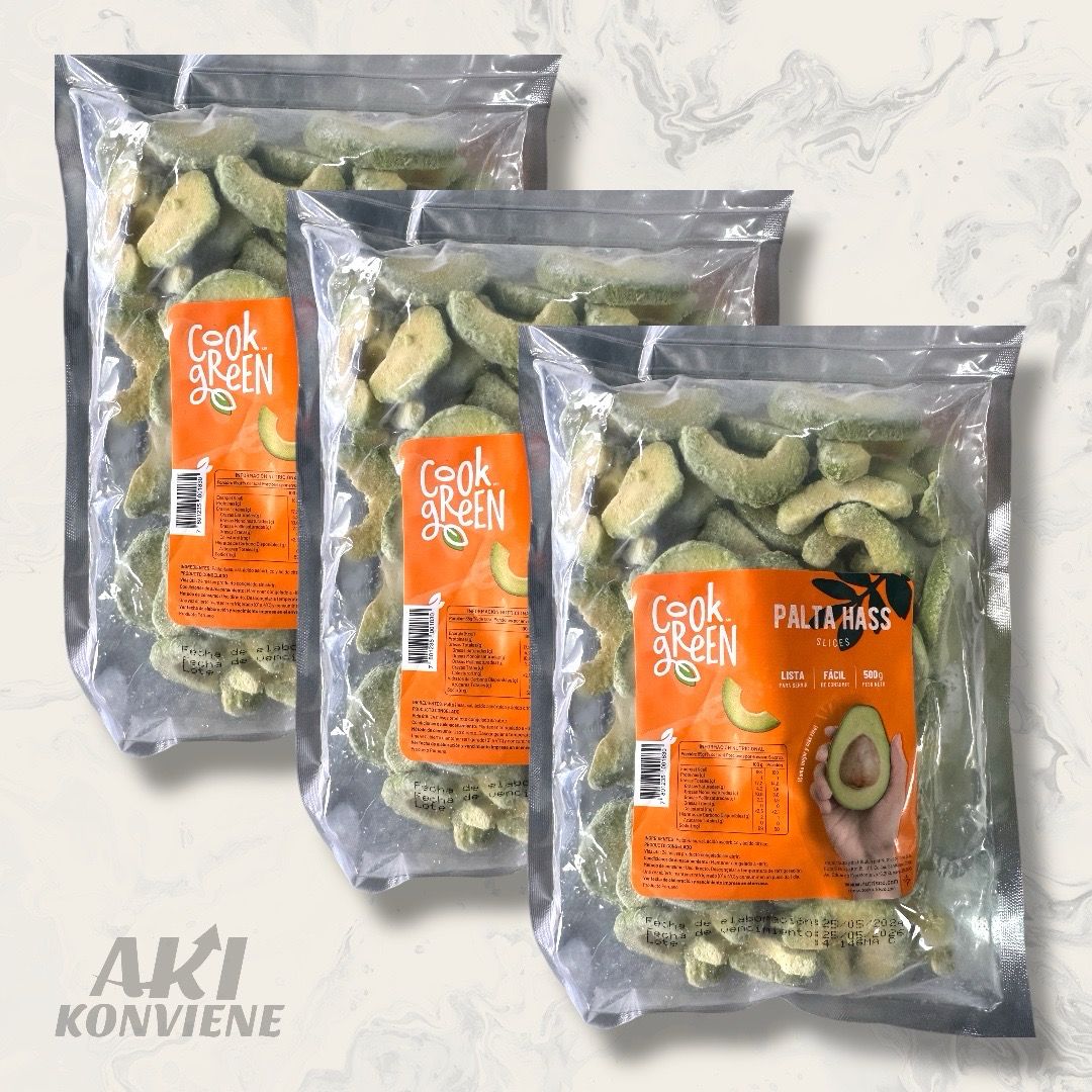 PALTA HASS SLICE BO 500g