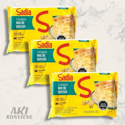 LASAÑA MIX DE QUESO SADIA 350g