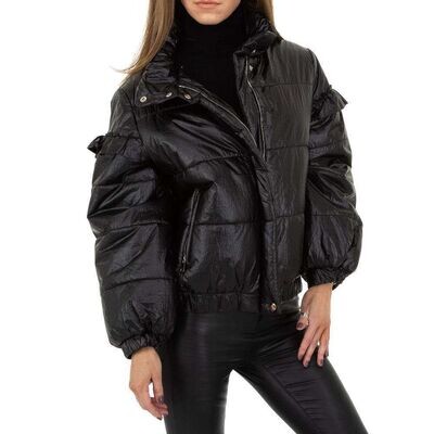 Bomber Leather Look Jacket