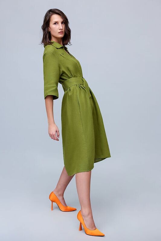 Midnight Blue Retro Dress