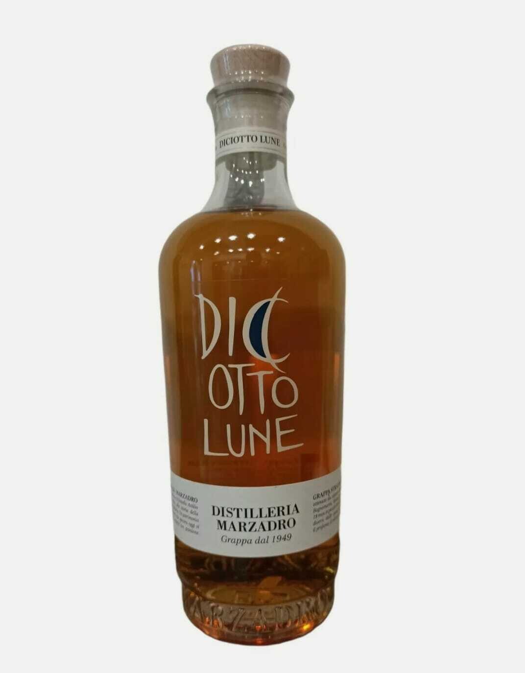 Diciottolune Grappa stravecchia 70cl 41%vol.