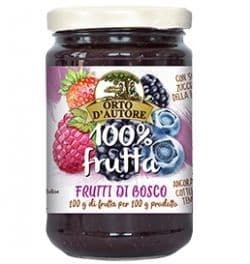 Confetture di frutta di montagna 340g s/zuccheri