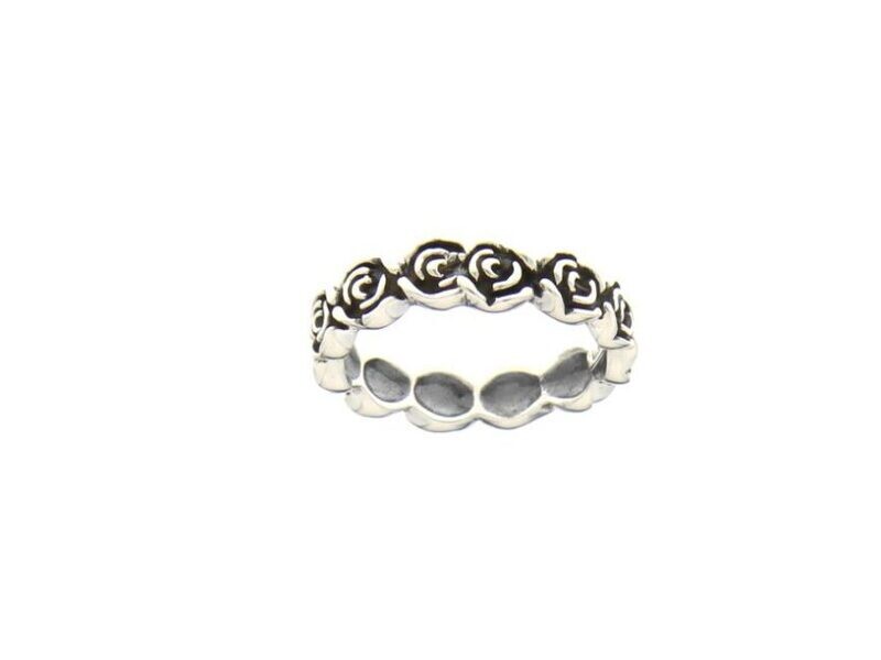 Anello in argento925 brunito