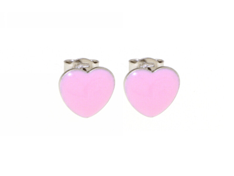 Coppia orecchini in argento 925 smalto rosa 10mmx10mm
disponibili anche in rosso e verde tiffany