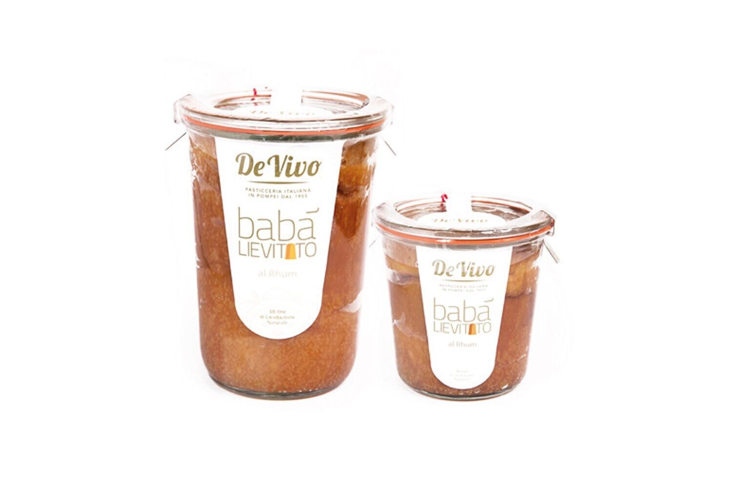 Baba classico  al rhum in vasocottura 400g