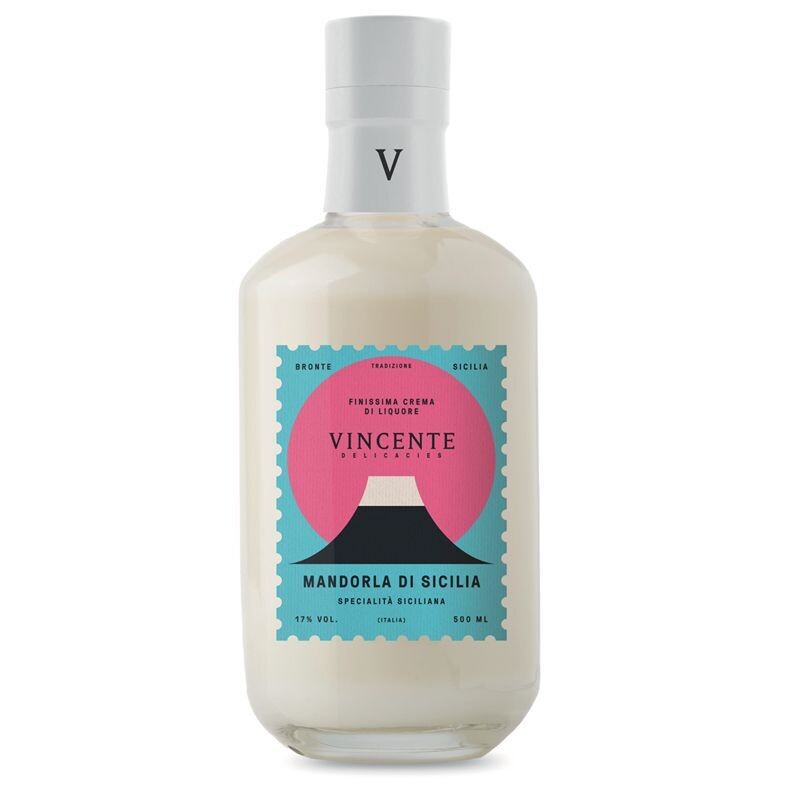 Liquore alla crema di mandorle di Sicilia