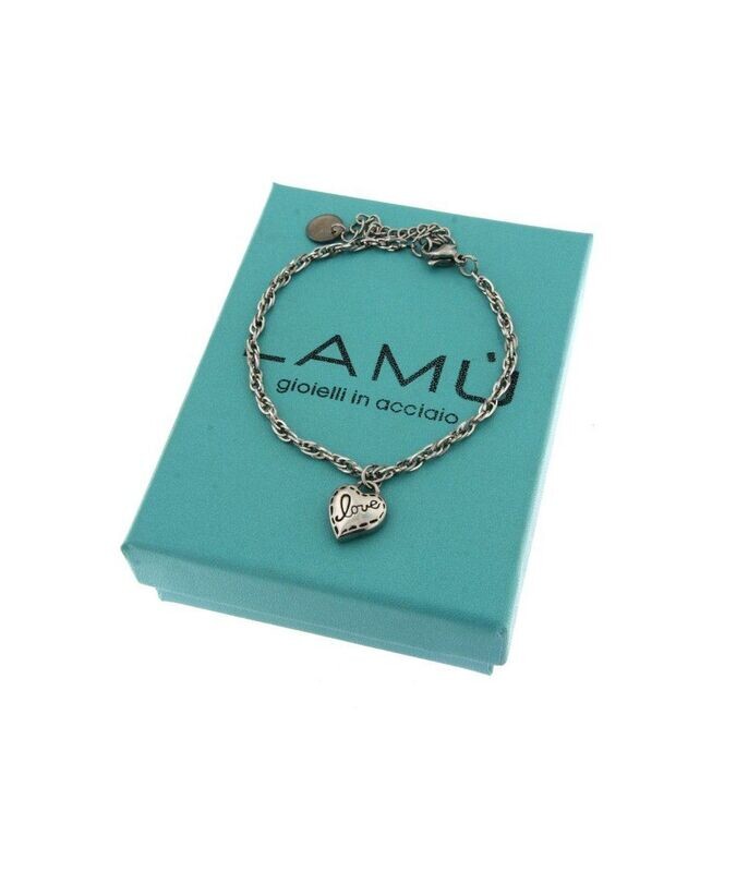 Bracciale c/incisione in acciaio inox