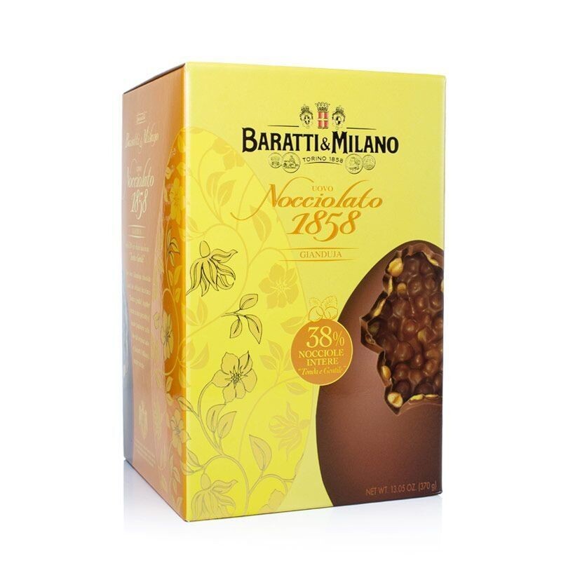 Uovo nocciolato c/sorpresa 370gr.  gianduia s/glutine