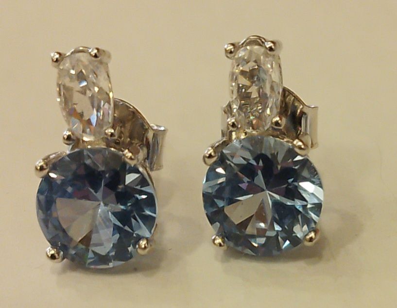 Orecchini in argento 925 rodiato