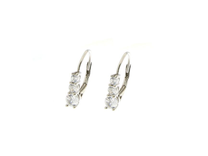Orecchini in argento 925 con zirconi
