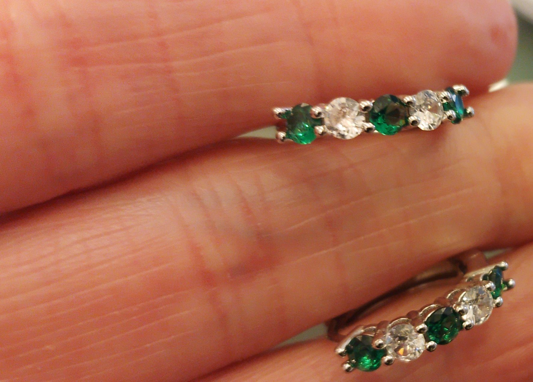 Orecchini in argento 925 rodiati