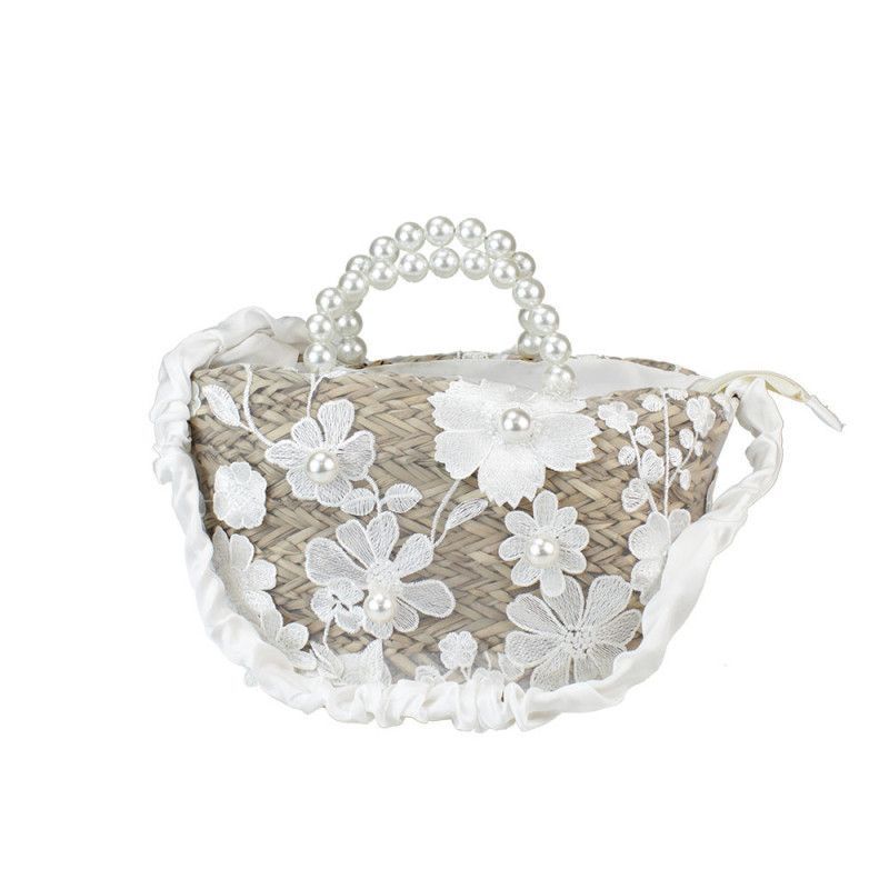 Borsa in paglia stile Bolso