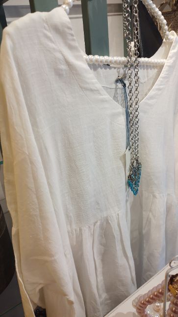 Abito 100% cotone fiammato Taglia unica