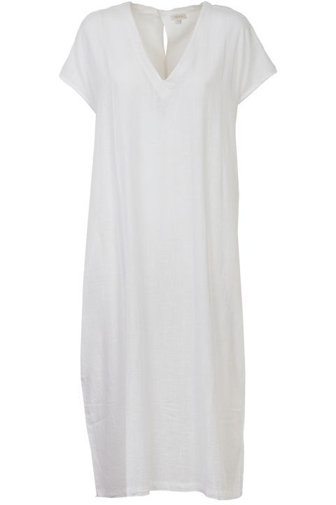Abito lungo 100% cotone fiammato