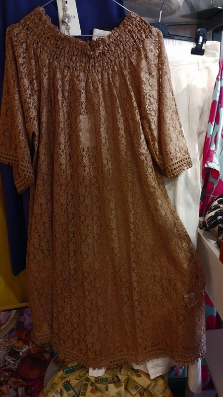 Casacca pizzo t.unica 100% cotone Casacca pizzo t.unica 100% cotone