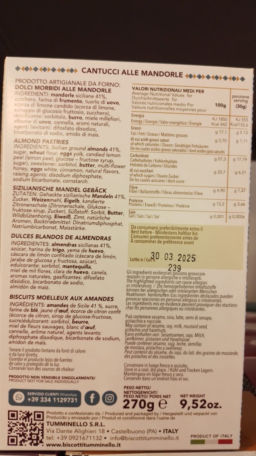 Cantucci morbidi alle mandorle