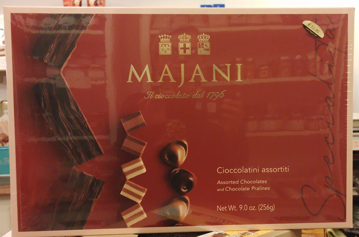 Scatola le specialita' Majani