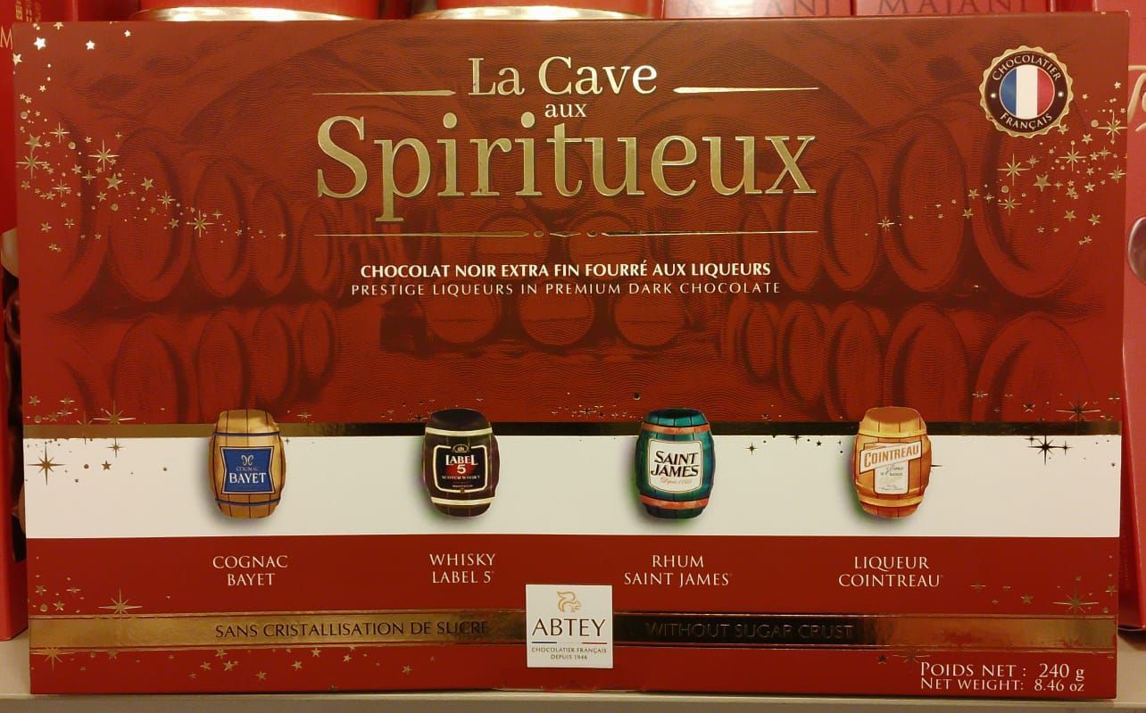Scatola regalo c/cioccolatini al liquore