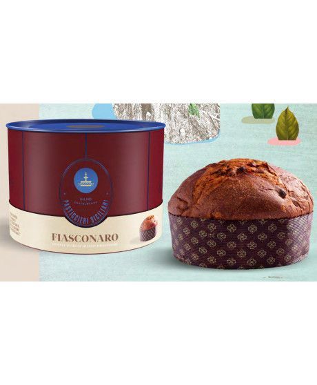 Panettone classico al "Malvasia delle Lipari passito D.O.C." 1Kg