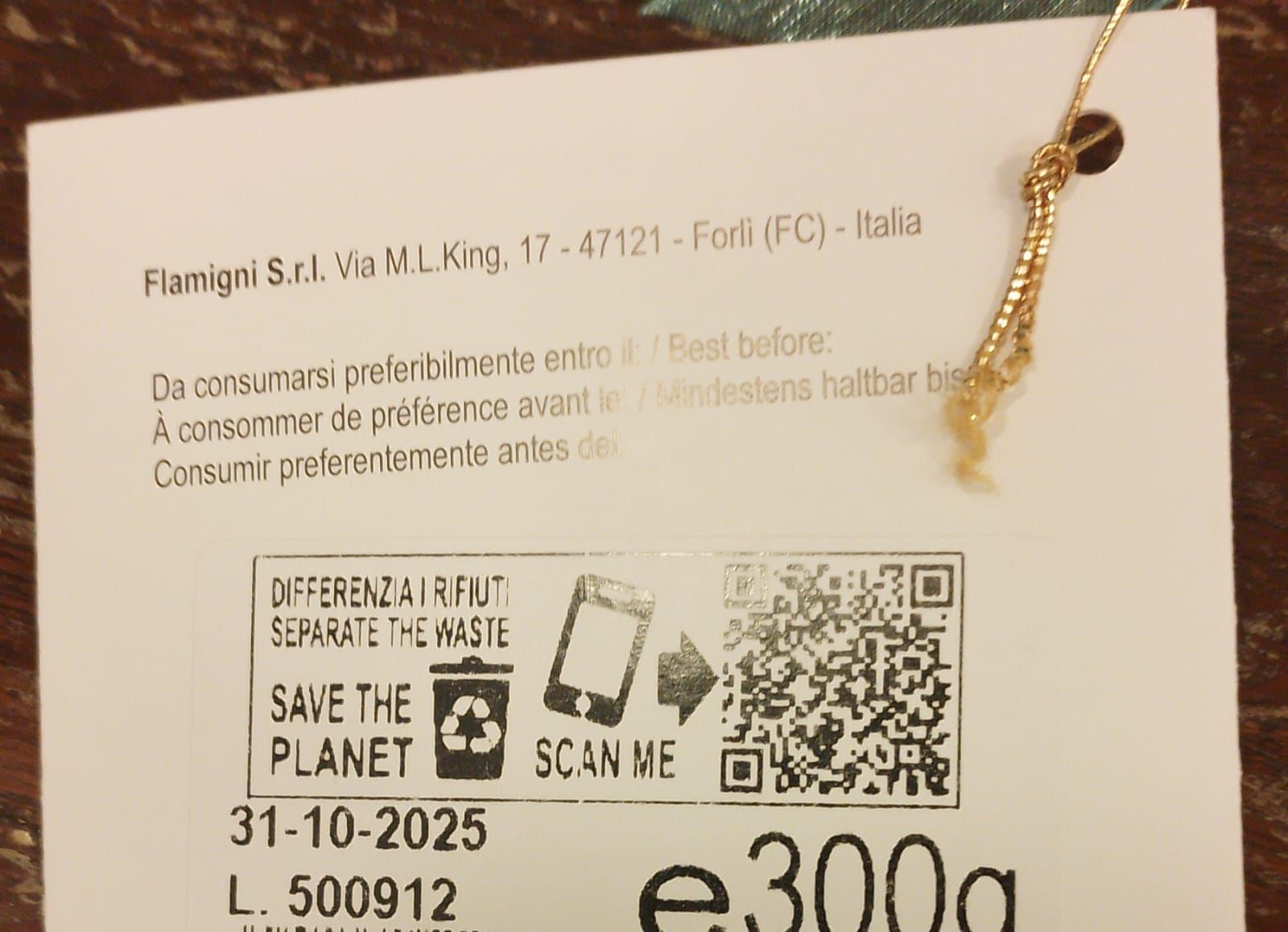 Valigetta c/pasticceria da tè 300g