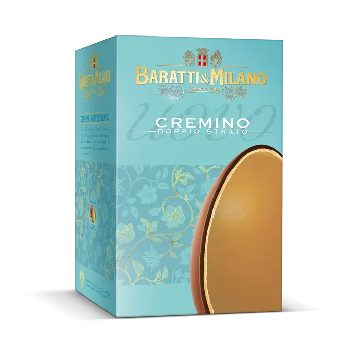Uovo cremino doppio strato  250gr. s/glutine