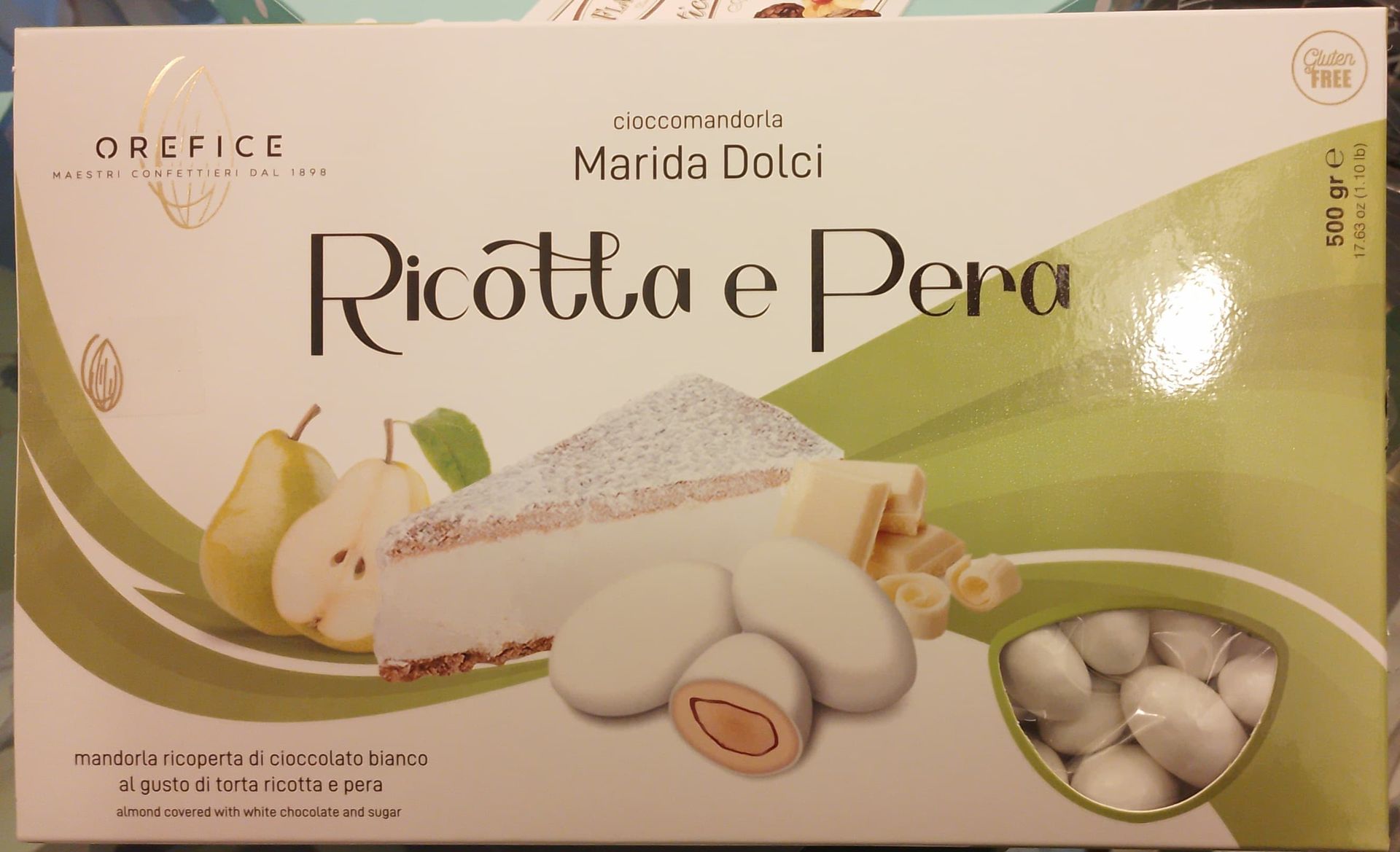 Confetti al cioccolato e mandorle gusti vari 500gr  (85pz)