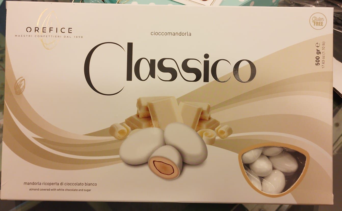 Marida classico cioccomandorla Bianco/rosa/azzurro/rosso 500gr (85 pz)