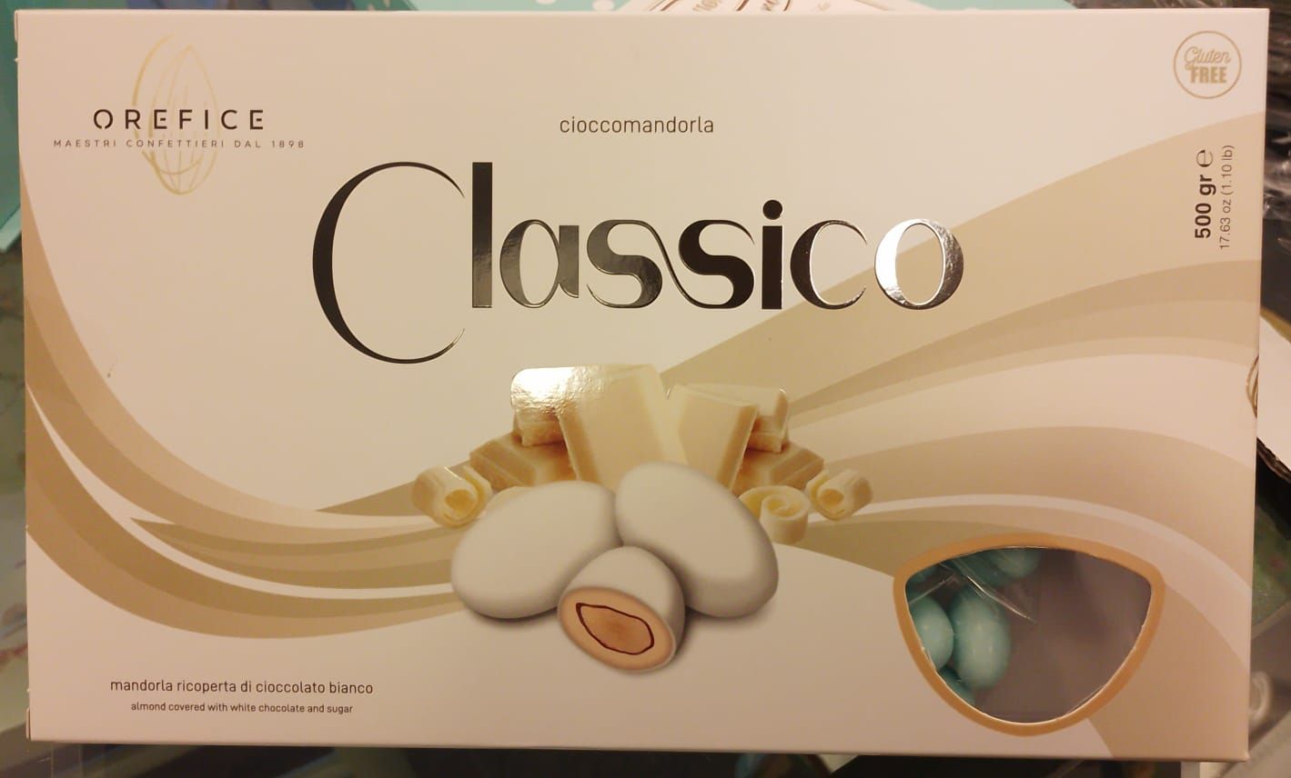 Marida classico cioccomandorla Bianco/rosa/azzurro/rosso 500gr (85 pz)