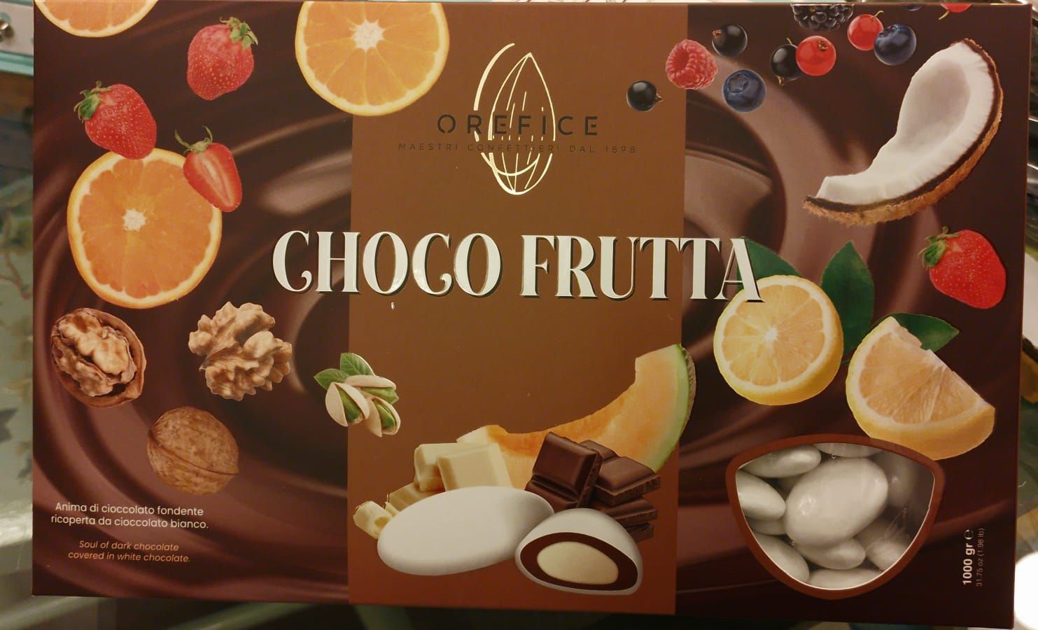 Choco frutta 1 Kg (200 pz)