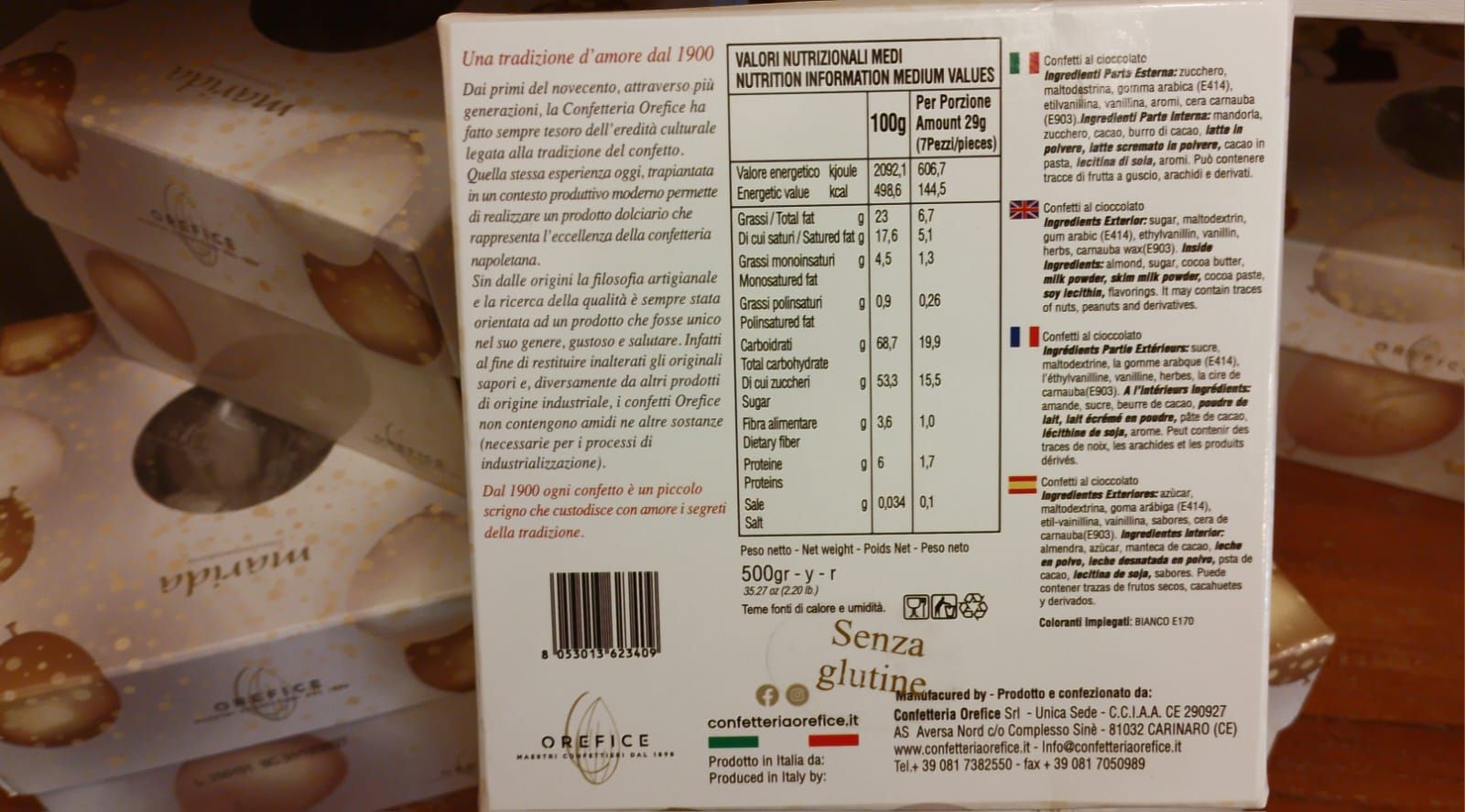 Marida ricorrenze 500g