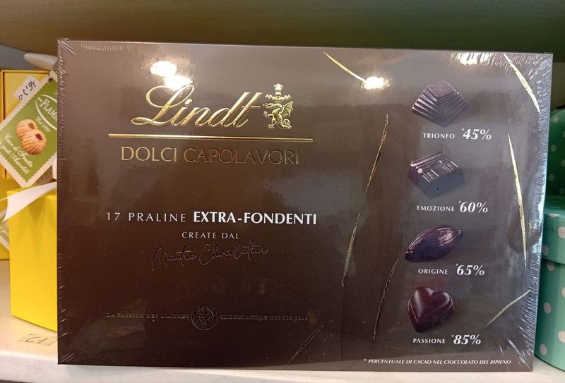 17 Praline extra-fondenti 168g