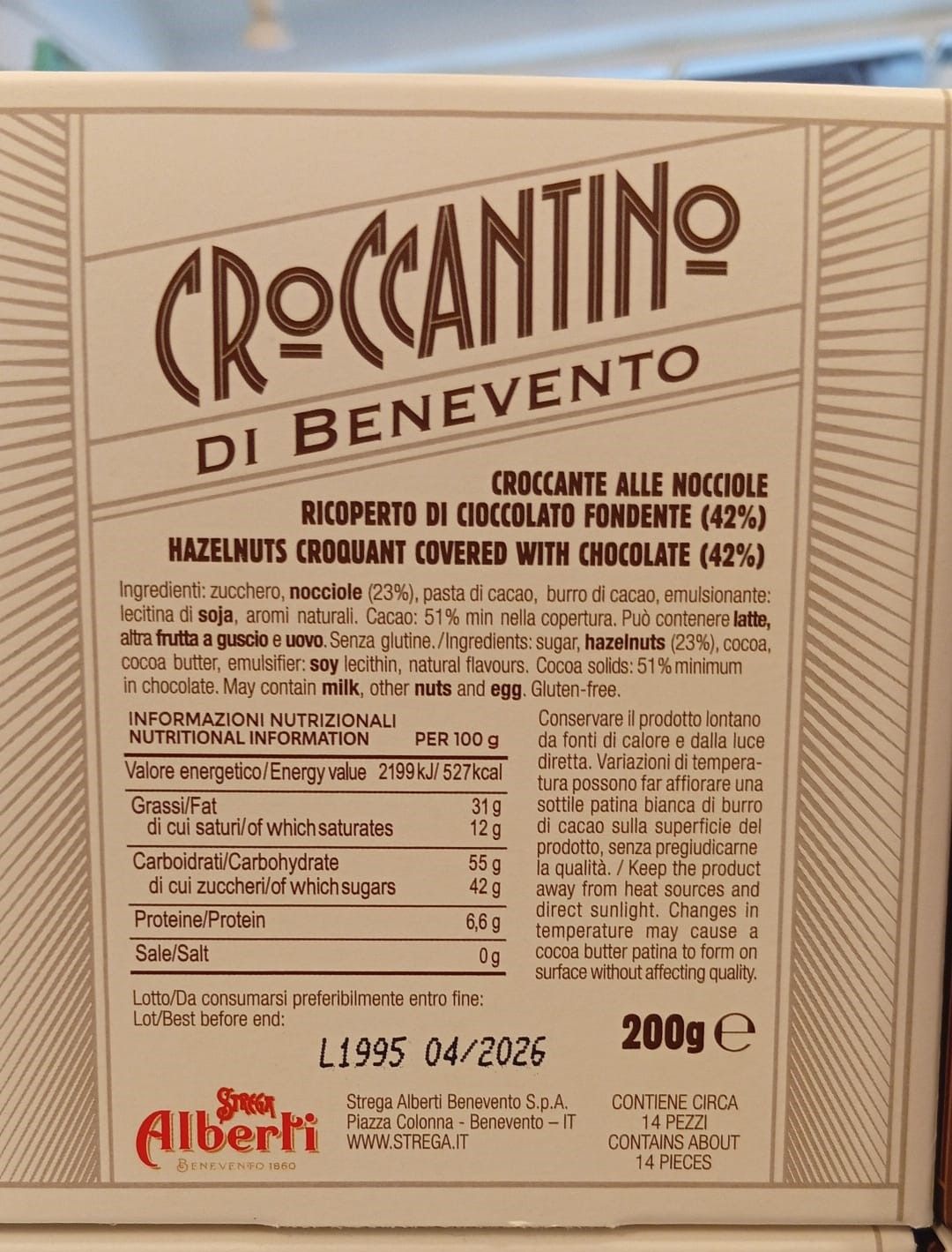 Croccantino alle nocciole