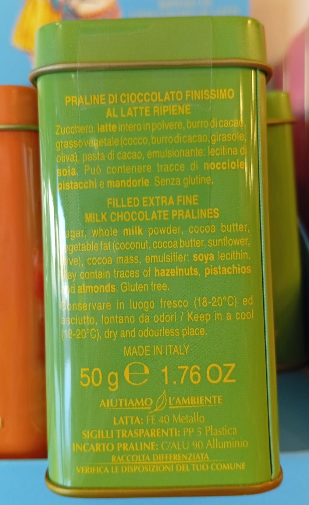 Mini latta c/cioccolatini