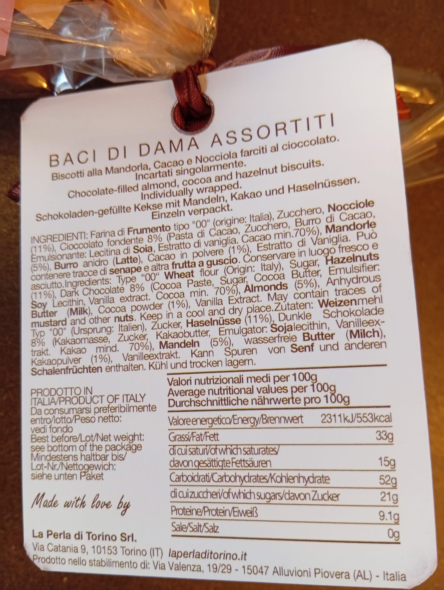 Baci di Dama assortiti
