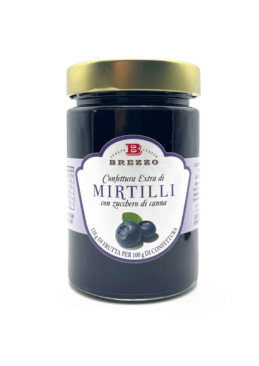 Confettura di mirtilli 350g