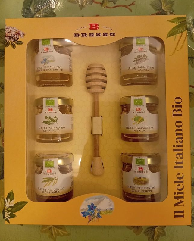 Confezione c/6 tipi di miele biologico