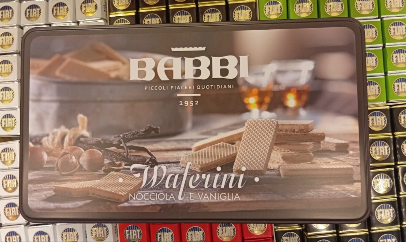 Waferini vaniglia e nocciola