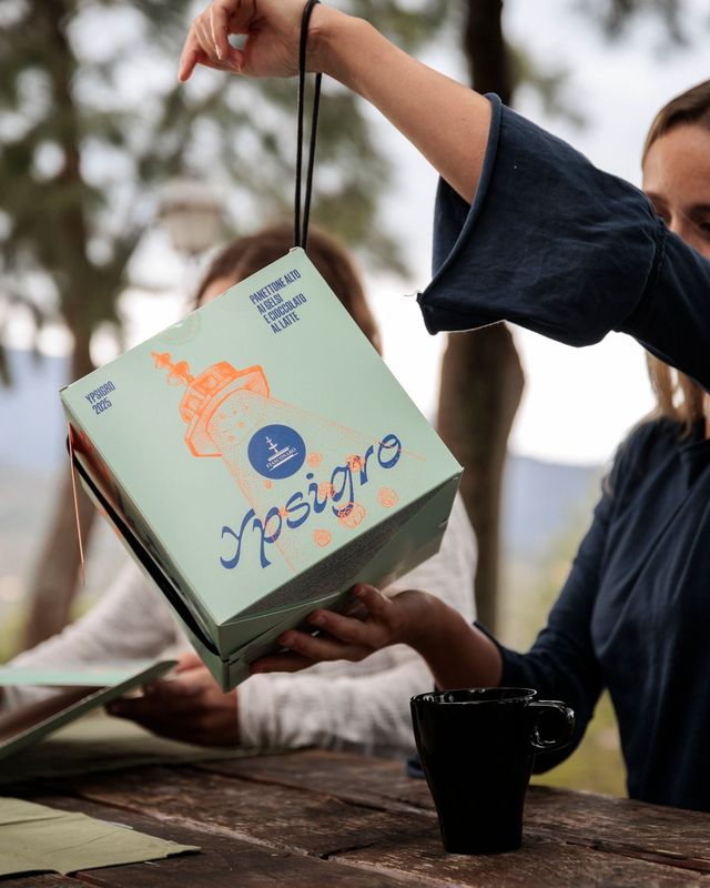 Panettone soffice Fiasconaro ai gelsi e cioccolato al latte 750g