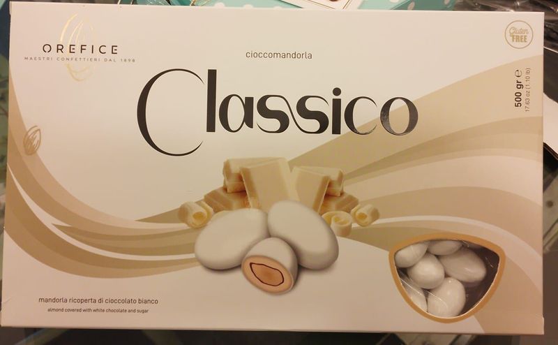 Marida classico cioccomandorla Bianco/rosa/azzurro/rosso 500gr (85 pz)
