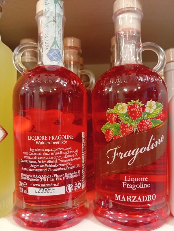 Liquore Fragoline 21%vol  20cl