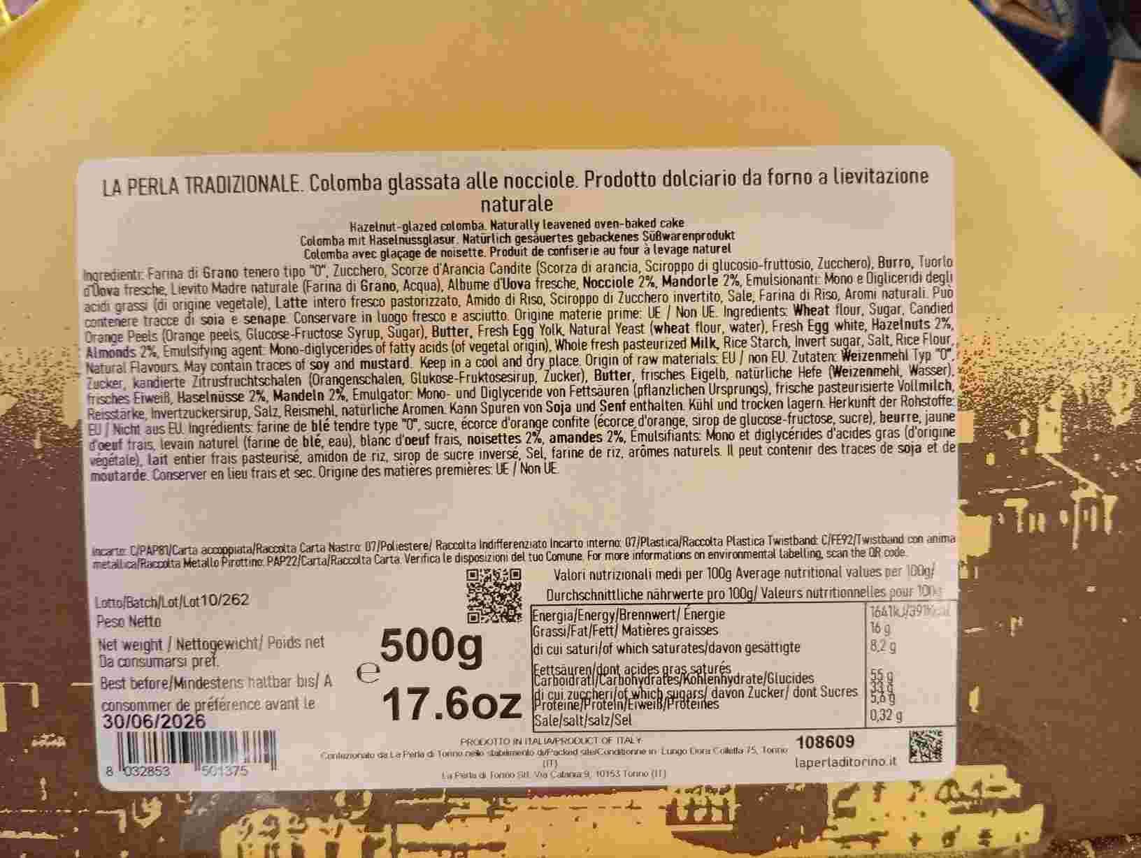 Colomba classica 500g