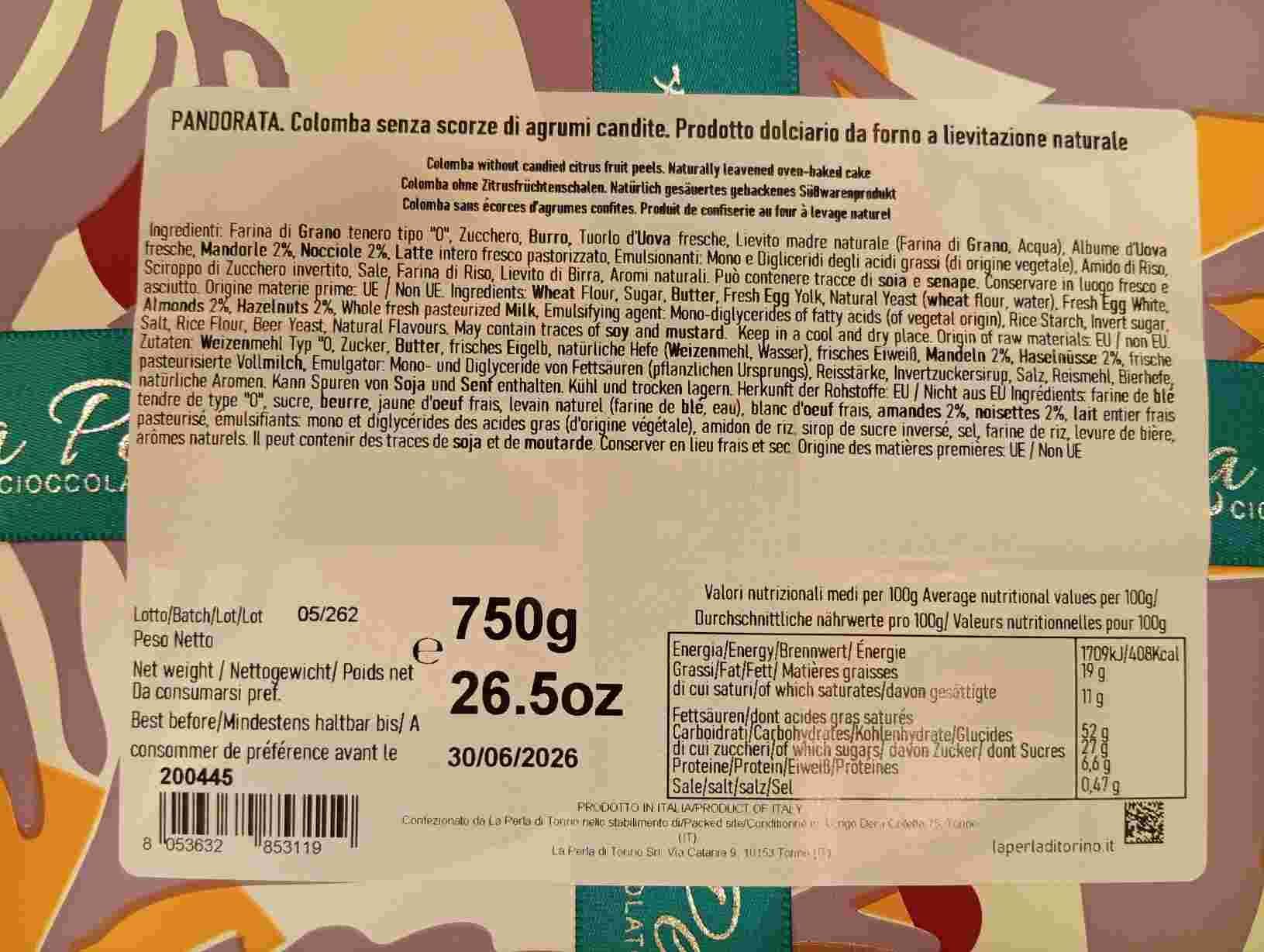 La Pandorata s/canditi