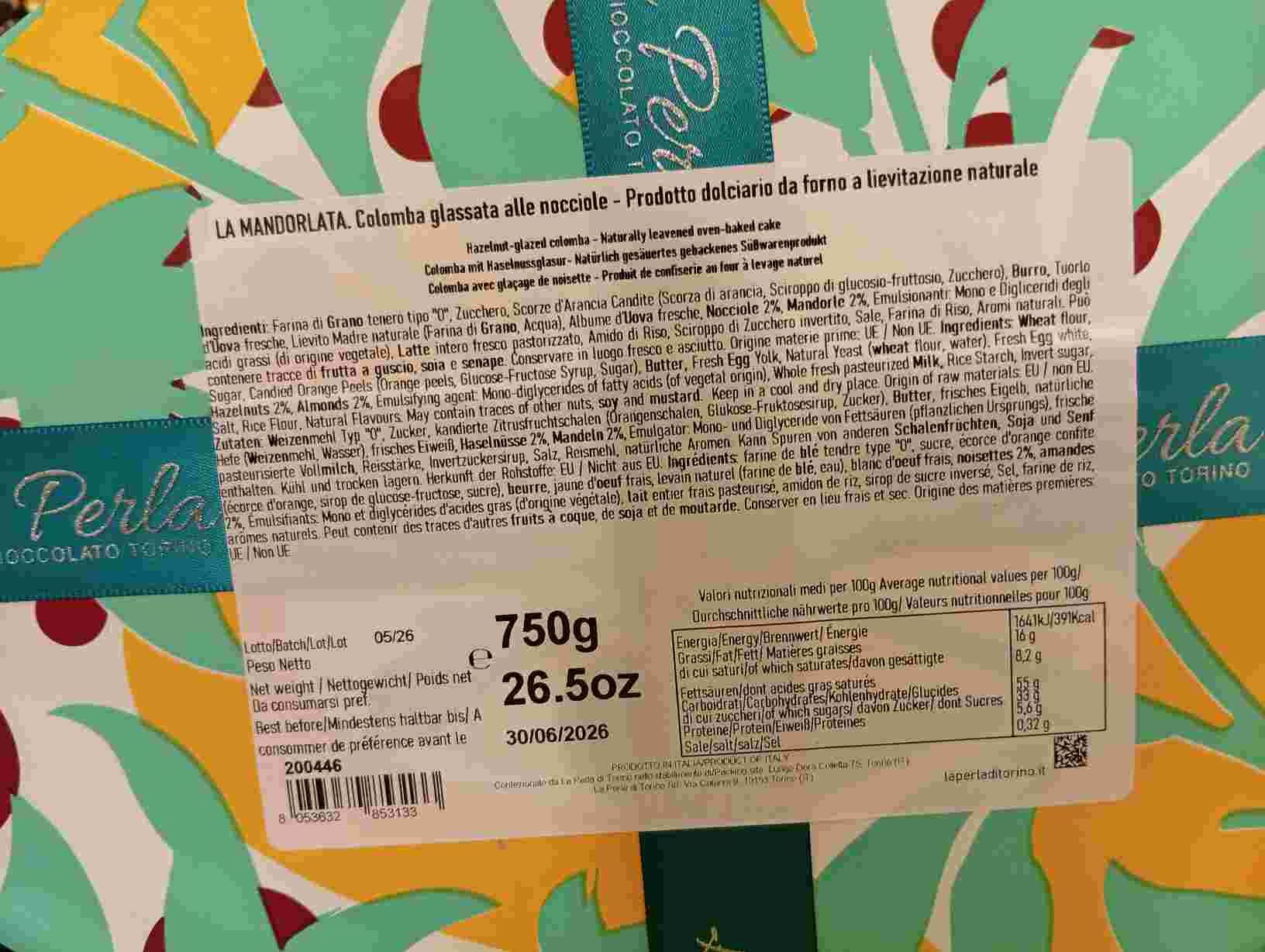 Colomba Classica 750g