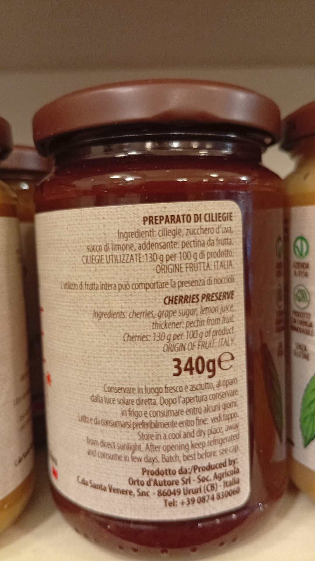 Composta di ciliegie s/z